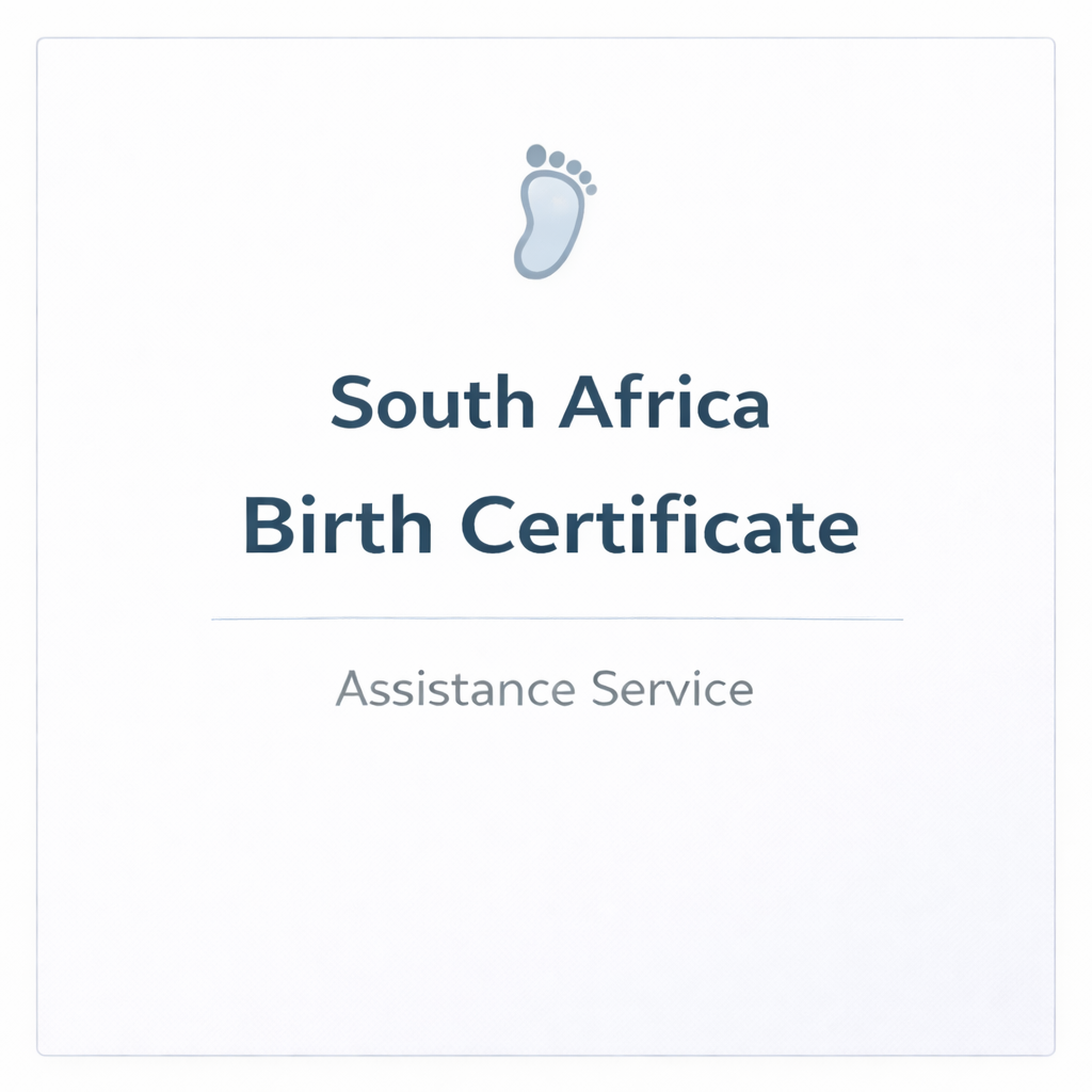 South Africa Unabridged Birth Certificate