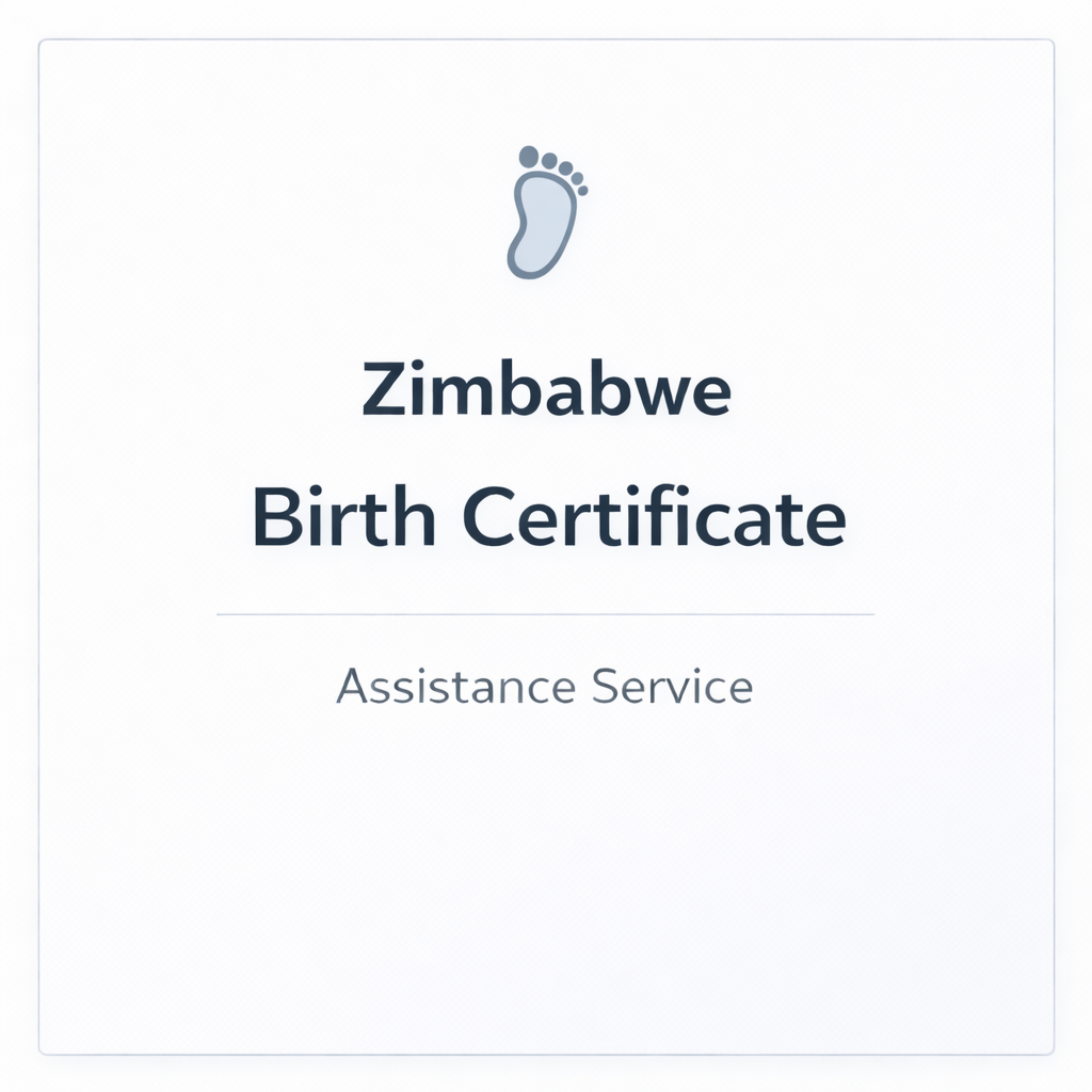 Zimbabwe Birth Certificate