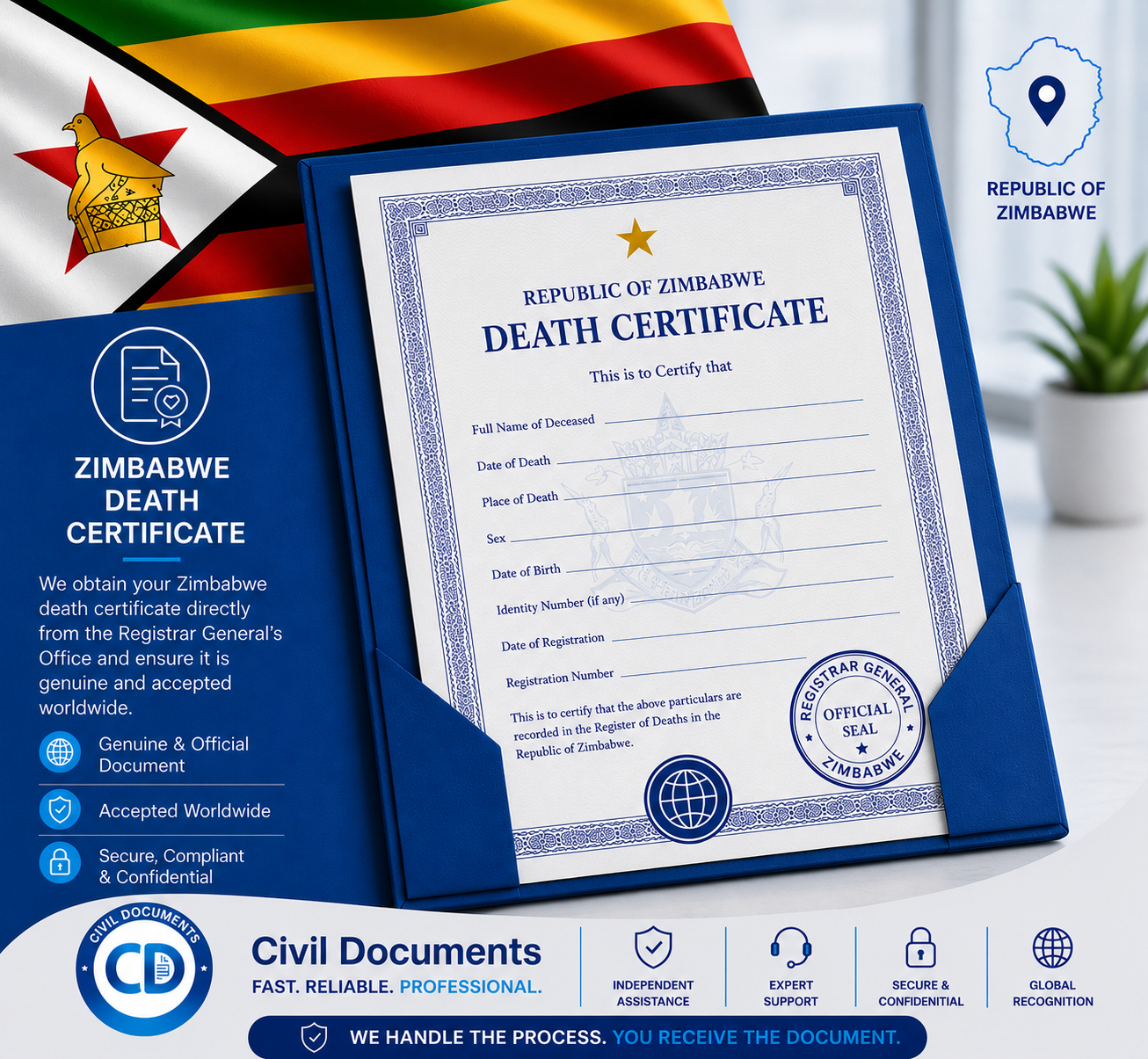 Zimbabwe Death Certificate