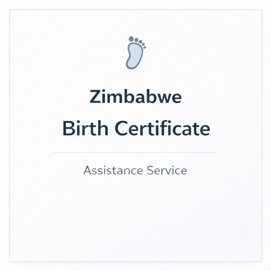 Zimbabwe Birth Certificate