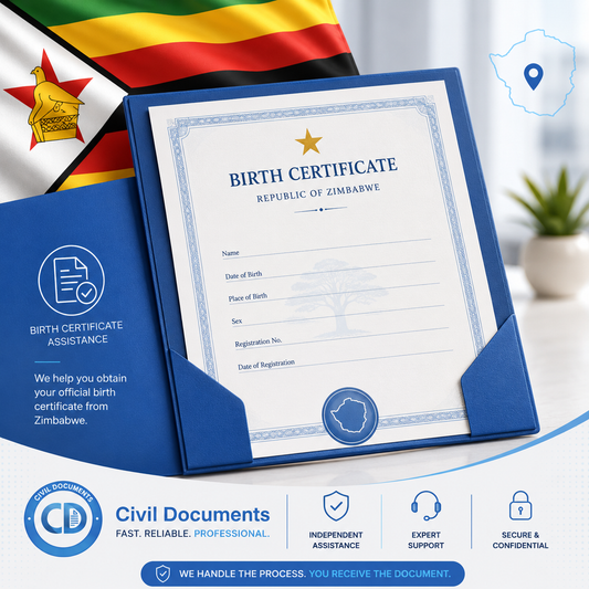 Zimbabwe Birth Certificate